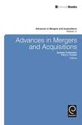 Cover: Advances in Mergers and Acquisitions - Emerald Publishing Limited