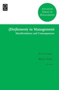 Cover: (Dis)honesty in Management - Emerald Group Publishing Limited
