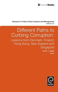 Enlarge image Cover: Different Paths to Curbing Corruption - Emerald Group Publishing Limited