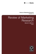 Cover: Review of Marketing Research - Emerald Publishing Limited
