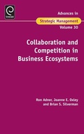 Cover: Collaboration and Competition in Business Ecosystems - Emerald Group Publishing Limited