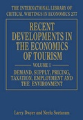 Cover: Recent Developments in the Economics of Tourism - Edward Elgar Publishing