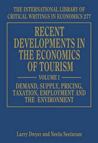Enlarge image Cover: Recent Developments in the Economics of Tourism - Edward Elgar Publishing