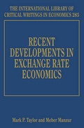 Cover: Recent Developments in Exchange Rate Economics - Edward Elgar Publishing