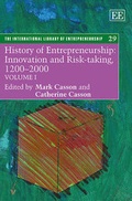 Cover: History of Entrepreneurship: Innovation and Risk-taking, 1200-2000 - Edward Elgar Publishing