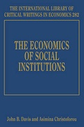 Cover: The Economics of Social Institutions - Edward Elgar Publishing