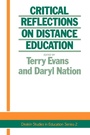 Cover: Critical Reflections On Dist. - Falmer Press Ltd