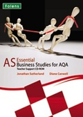 Cover: Essential Business Studies A Level: AS for AQA Teacher Support Book & CD - Folens Publishers UK