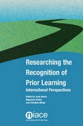 Cover: Researching the Recognition of Prior Learning - National Institute of Adult Continuing Education
