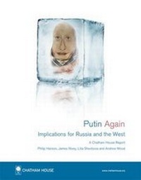 Enlarge image Cover: Putin Again - Royal Institute of International Affairs