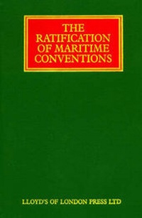 Abbildung von: Ratification of Maritime Conventions - LLP Professional Publishing