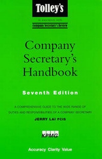 Abbildung von: Tolley's Company Secretary's Handbook - Tolley Publishing