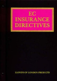 Abbildung von: EC Insurance Directives - LLP Professional Publishing
