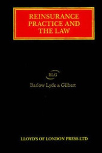 Abbildung von: Reinsurance Practice and the Law - LLP Professional Publishing