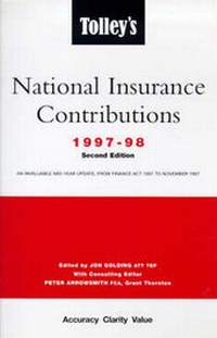 Abbildung von: Tolley's National Insurance Contributions: 1997-98: Volume II - Tolley Publishing