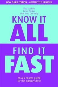 Abbildung von: Know it All, Find it Fast - Facet Publishing