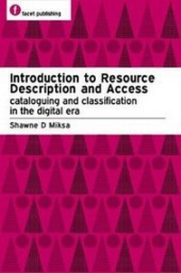 Abbildung von: Introduction to Resource Description and Access - Facet Publishing