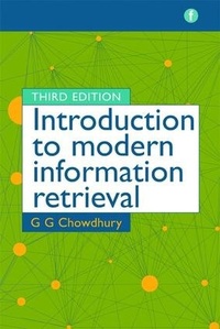 Enlarge image Cover: Introduction to Modern Information Retrieval - Facet Publishing