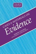 Cover: Cases and Materials on Evidence - Blackstone Press Ltd