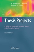 Cover: Thesis Projects - Springer