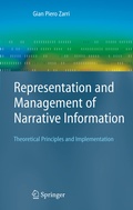 Cover: Representation and Management of Narrative Information - Springer