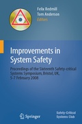 Cover: Improvements in System Safety - Springer