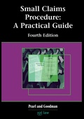Cover: Small Claims Procedure: a Practice Guide - XPL Publishing