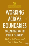 Cover: Working Across Boundaries - Red Globe Press
