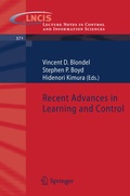 Cover: Recent Advances in Learning and Control - Springer