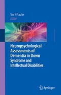 Cover: Neuropsychological Assessments of Dementia in Down Syndrome and Intellectual Disabilities - Springer
