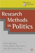 Cover: Research Methods in Politics - Macmillan