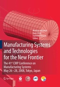 Cover: Manufacturing Systems and Technologies for the New Frontier - Springer