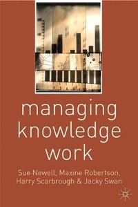 Enlarge image Cover: Managing Knowledge Work - Palgrave Macmillan