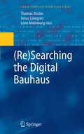 Cover: (Re)Searching the Digital Bauhaus - Springer
