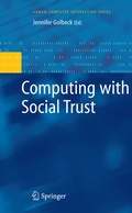Cover: Computing with Social Trust - Springer
