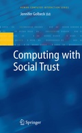 Cover: Computing with Social Trust - Springer