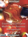 Cover: Essential Quantitative Methods for Business, Management and Finance - Palgrave Macmillan