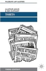 Cover: Torts - Palgrave Macmillan