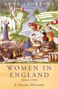 Cover: Women In England 1500-1760 - Weidenfeld & Nicolson
