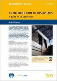 Enlarge image Cover: An Introduction to PassivHaus - IHS BRE Press