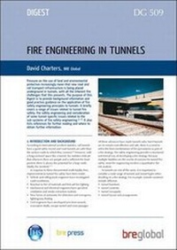 Enlarge image Cover: Fire Engineering in Tunnels - IHS BRE Press