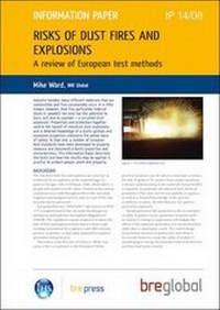Enlarge image Cover: Risks of Dust Fires and Explosions - IHS BRE Press