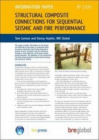 Enlarge image Cover: Structural Composite Connections for Sequential Seismic and Fire Performance - IHS BRE Press