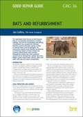 Cover: Bats and Refurbishment - IHS BRE Press