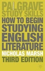 Cover: How to Begin Studying English Literature - Palgrave Macmillan