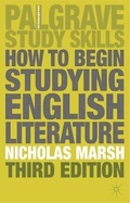 Cover: How to Begin Studying English Literature - Palgrave Macmillan