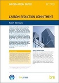 Cover: Carbon Reduction Commitment - IHS BRE Press