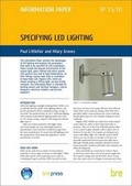 Cover: Specifying LED Lighting - IHS BRE Press