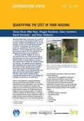 Cover: Quantifying the Cost of Poor Housing - IHS BRE Press