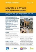 Cover: Delivering a Successful Demonstration Project - IHS BRE Press